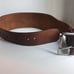 Medium Youth Weight Lifting Belt Natural Leather 28 -36 Adjustable
