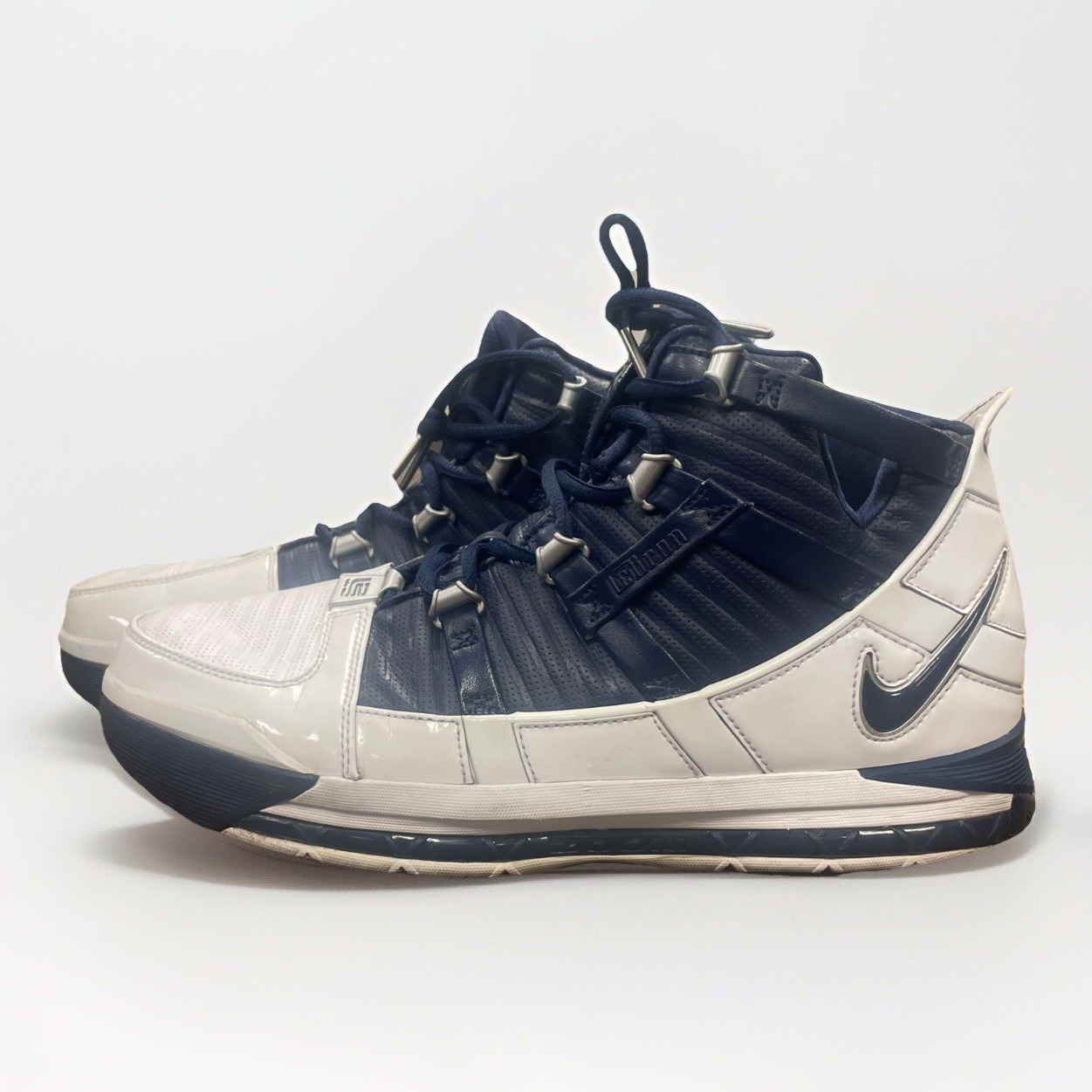 Nike Zoom LeBron 3 Midnight Navy Mens 12 (312147-141) Basketball Sneakers