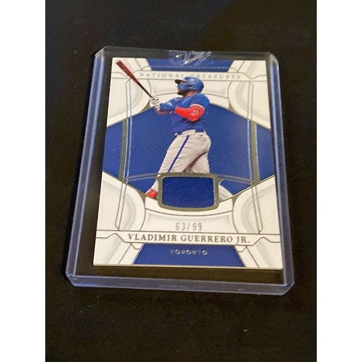 2022 National Treasures Baseball Vladimir Guerrero Jr. Relic! #’d 63/99