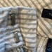 Women’s Tommy Hilfiger seer sucker style cuffed gray & white shorts size 12