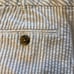 Women’s Tommy Hilfiger seer sucker style cuffed gray & white shorts size 12