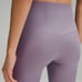 lululemon align ribbed high rise pant 25 size 6 purple ash NWT