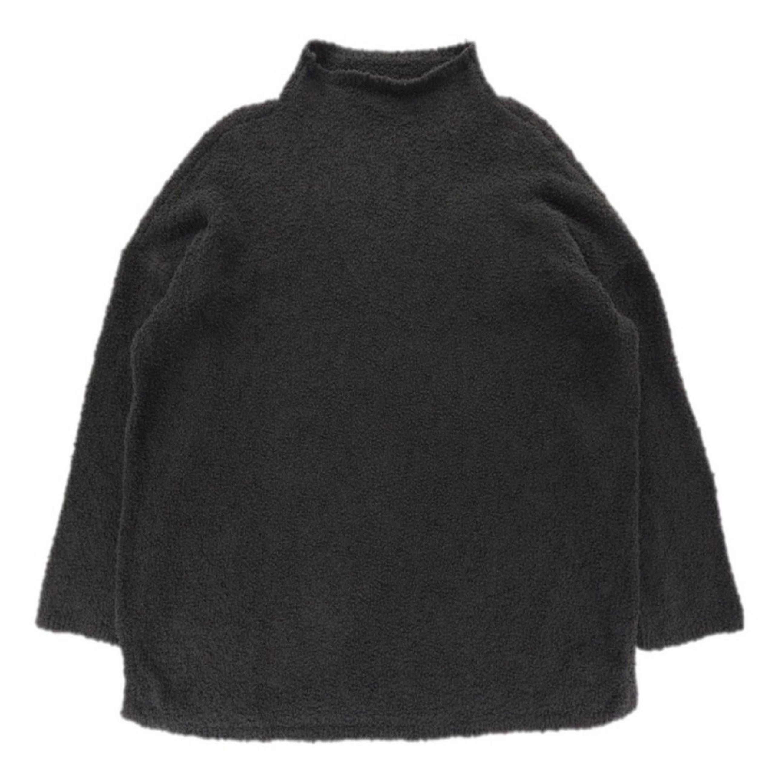 NEW Eileen Fisher Organic Cotton Boucle Mock Neck Sweater Lagenlook Quiet Luxury