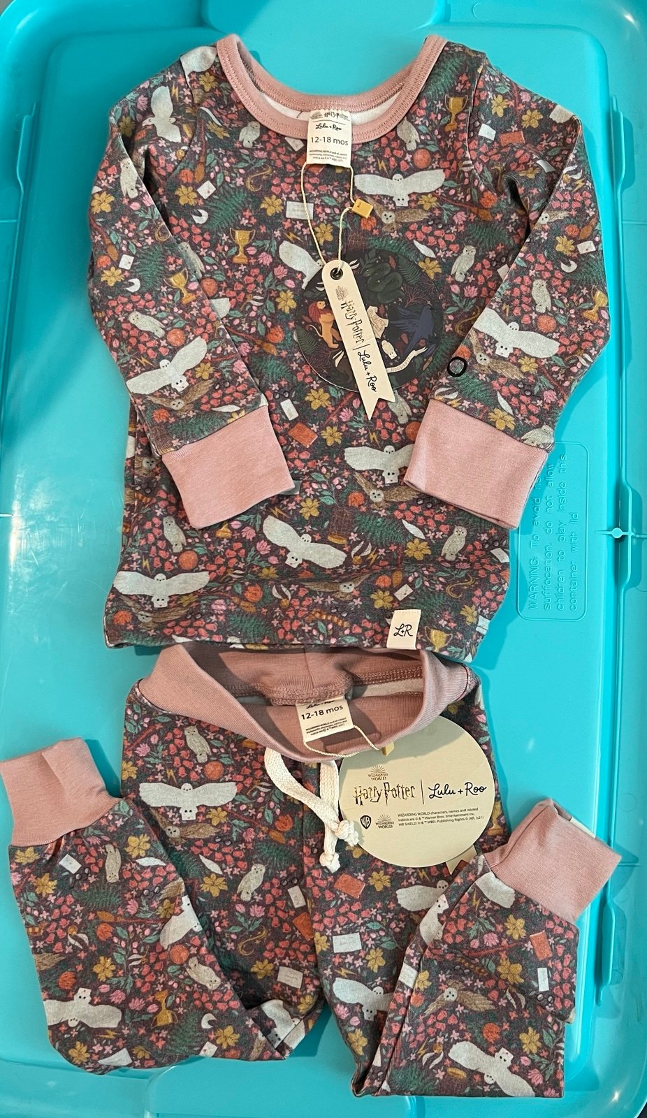 Lulu and Roo Harry Potter Sleeper Set 12-18T & leggings NWT