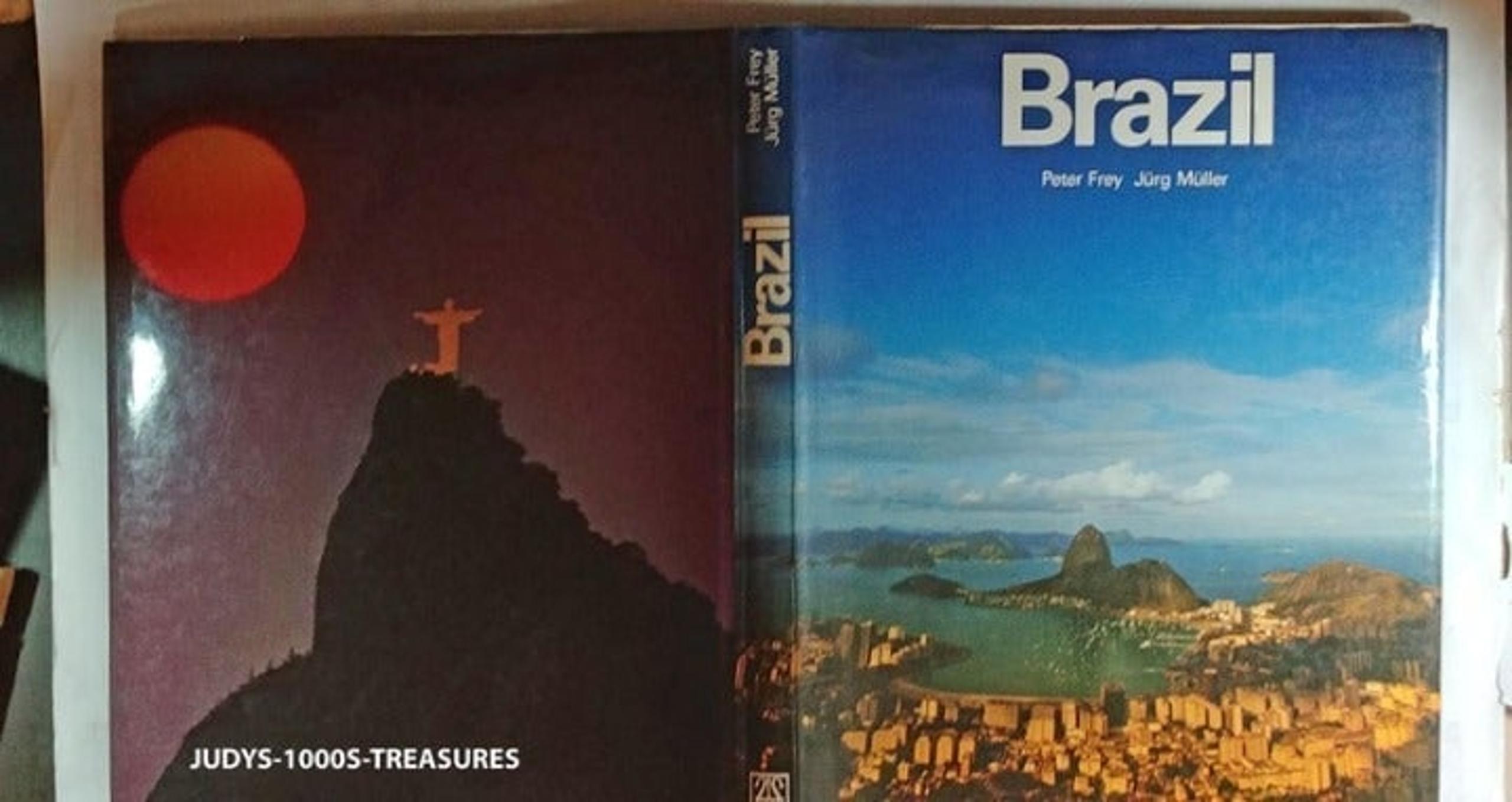 BOOK BRAZIL 12 x 9.5 INCHES ORIGINAL IN GERMAN TRANSLATED TO ENGLISH 1982