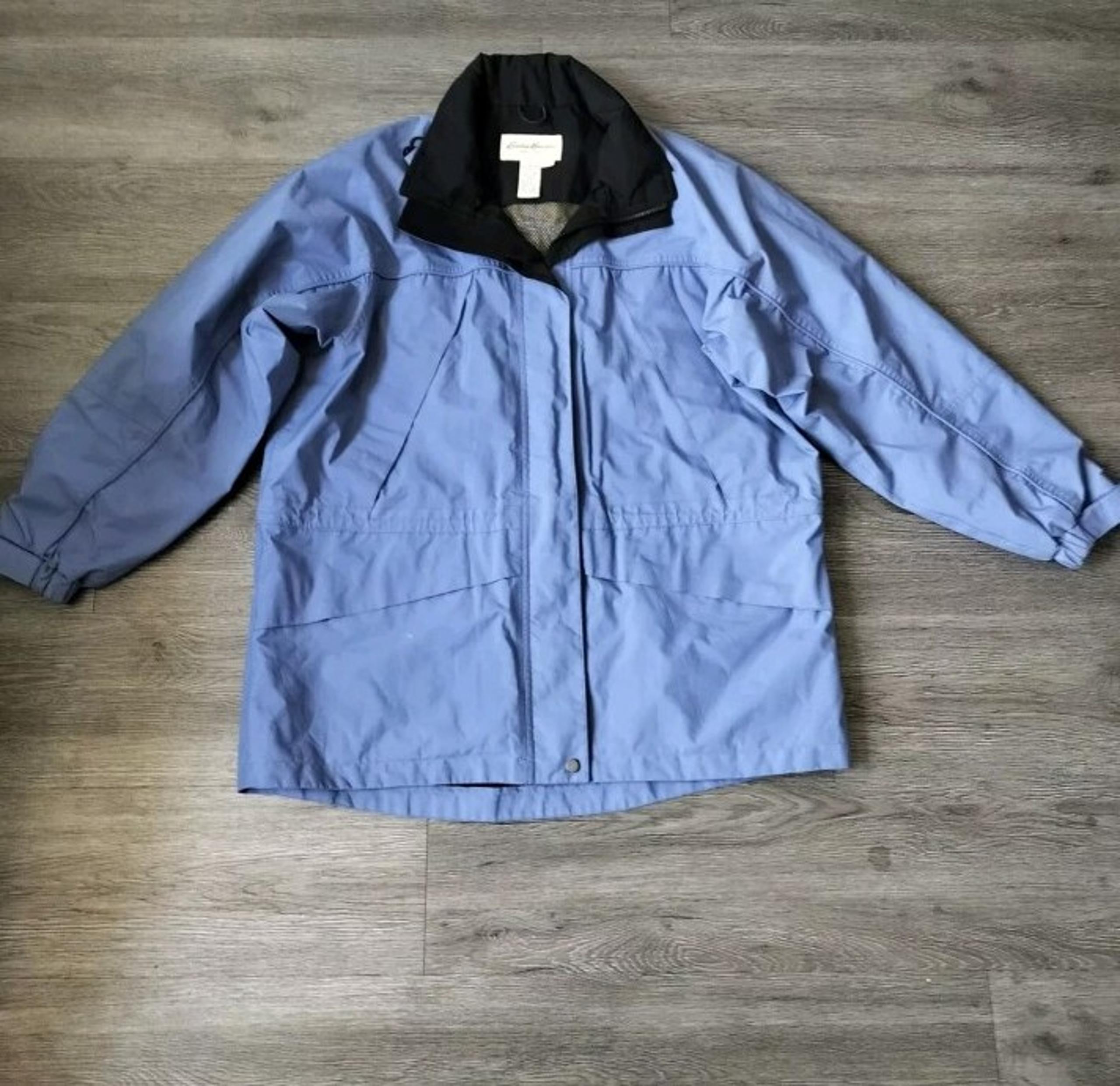 Vintage Eddie Bauer Jacket Mens XL Blue Goretex Windbreaker
