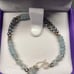 Aquamarine Bracelet with Tahitian pearls