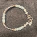 Aquamarine Bracelet with Tahitian pearls