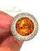 Stunning Citrine/Cz Cable Ring