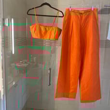 cult gaia 2 piece sz 10 (top) pants sz (8)