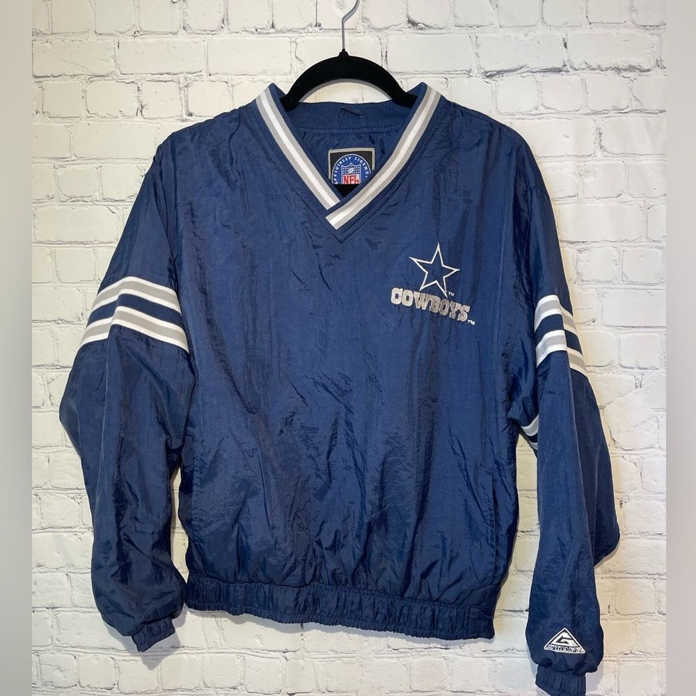 VTG NFL Genuine Stuff Dallas Cowboys size large (14-16) blue