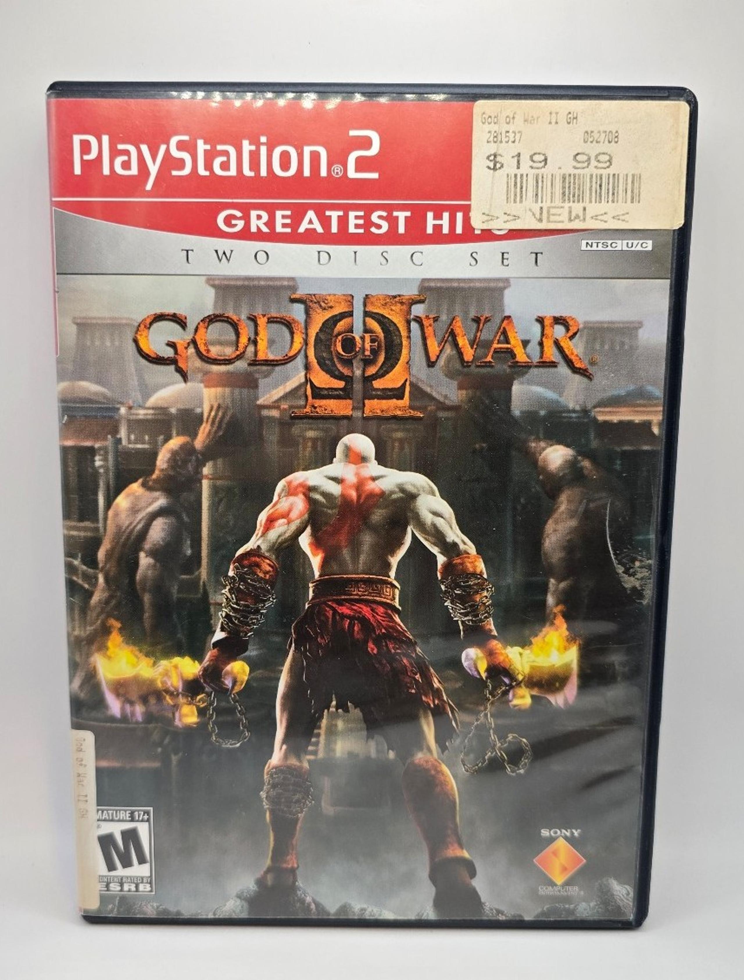 God of War II + Registration Card for Playstation 2 (CIB)