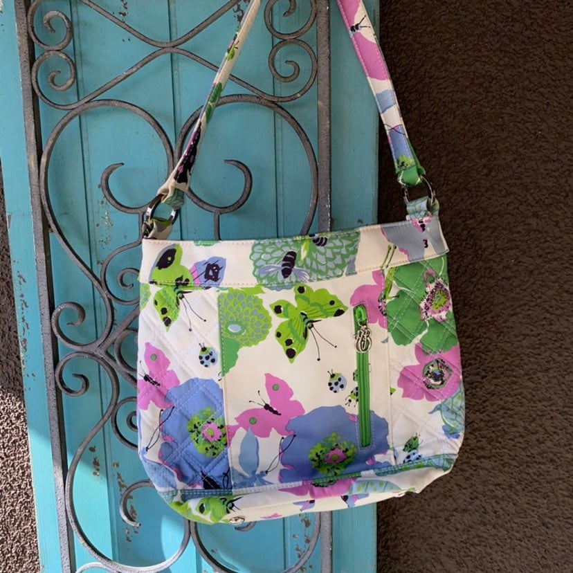 vera bradley butterfly purse