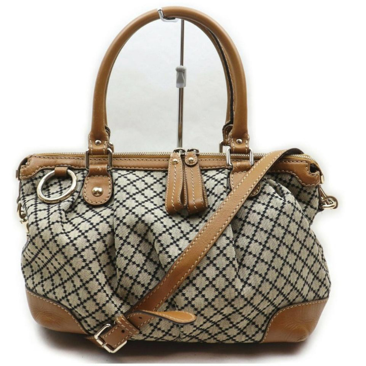 Gucci Monogram Diamante Sukey 2way Tote