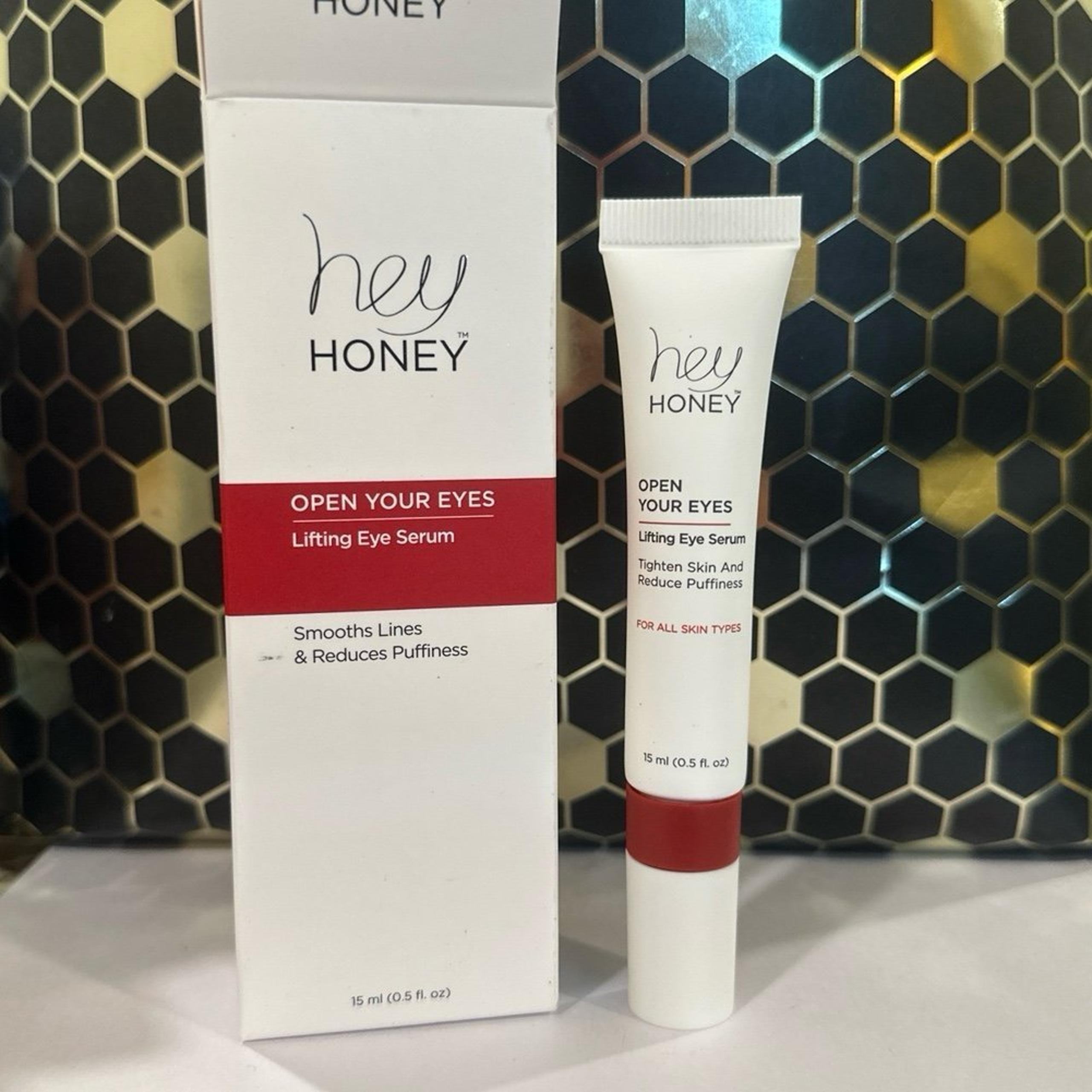 Hey Honey open your eyes lifting eye serum