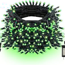 Green Christmas Lights, 200 LED 66FT Outdoor Halloween Lights