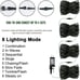 Green Christmas Lights, 200 LED 66FT Outdoor Halloween Lights