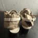 Everlane The Double-Strap Block Heel Sandals Ivory Leather Made In Italy 10.5