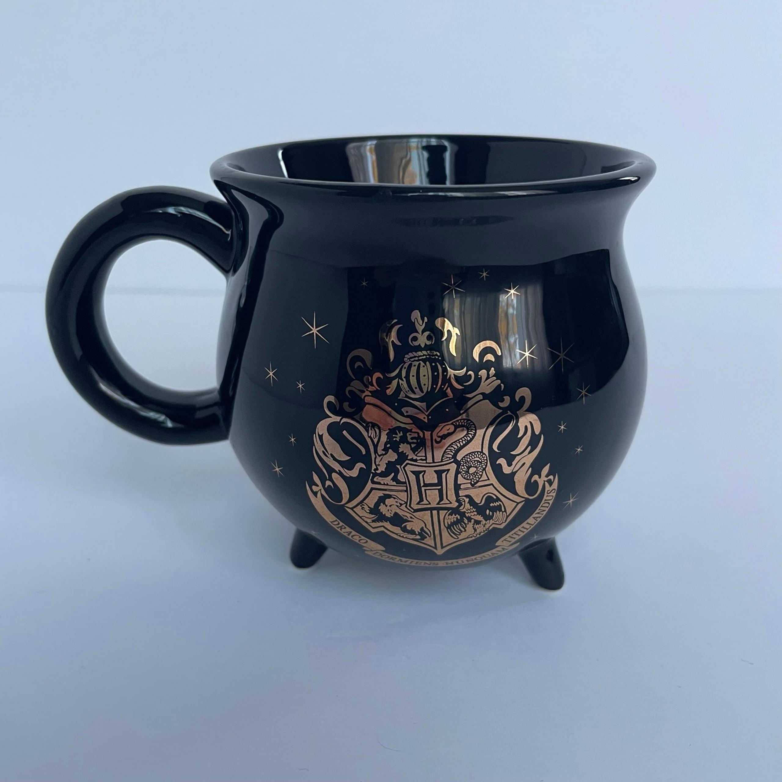 Harry Potter-cauldron mug w/handle Draco-Dormiens Nunquam-Titillandrus