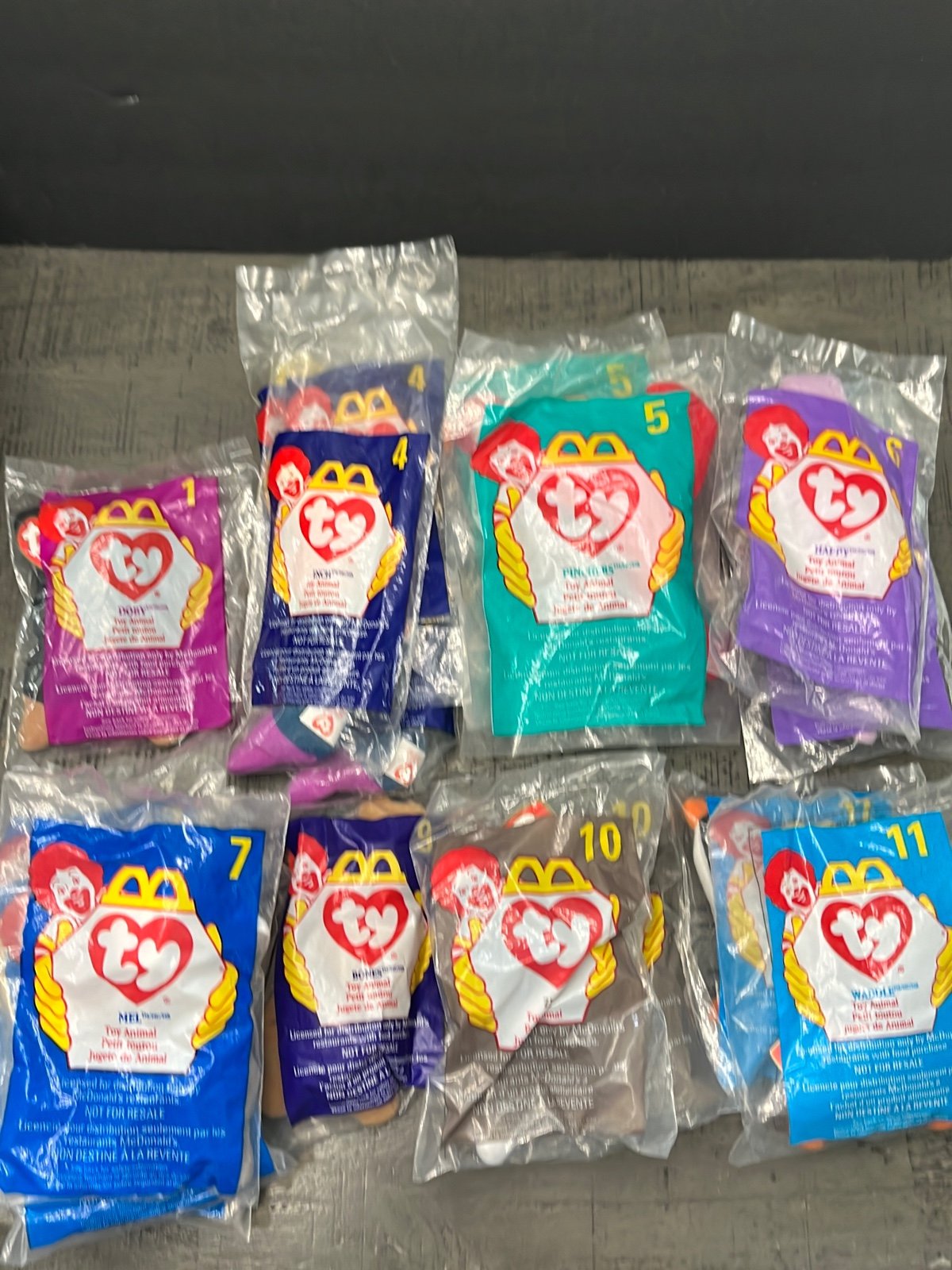 McDonalds Ty Beanie Babies lot
