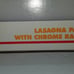 Lasagna cooking tray. Tool of the trade