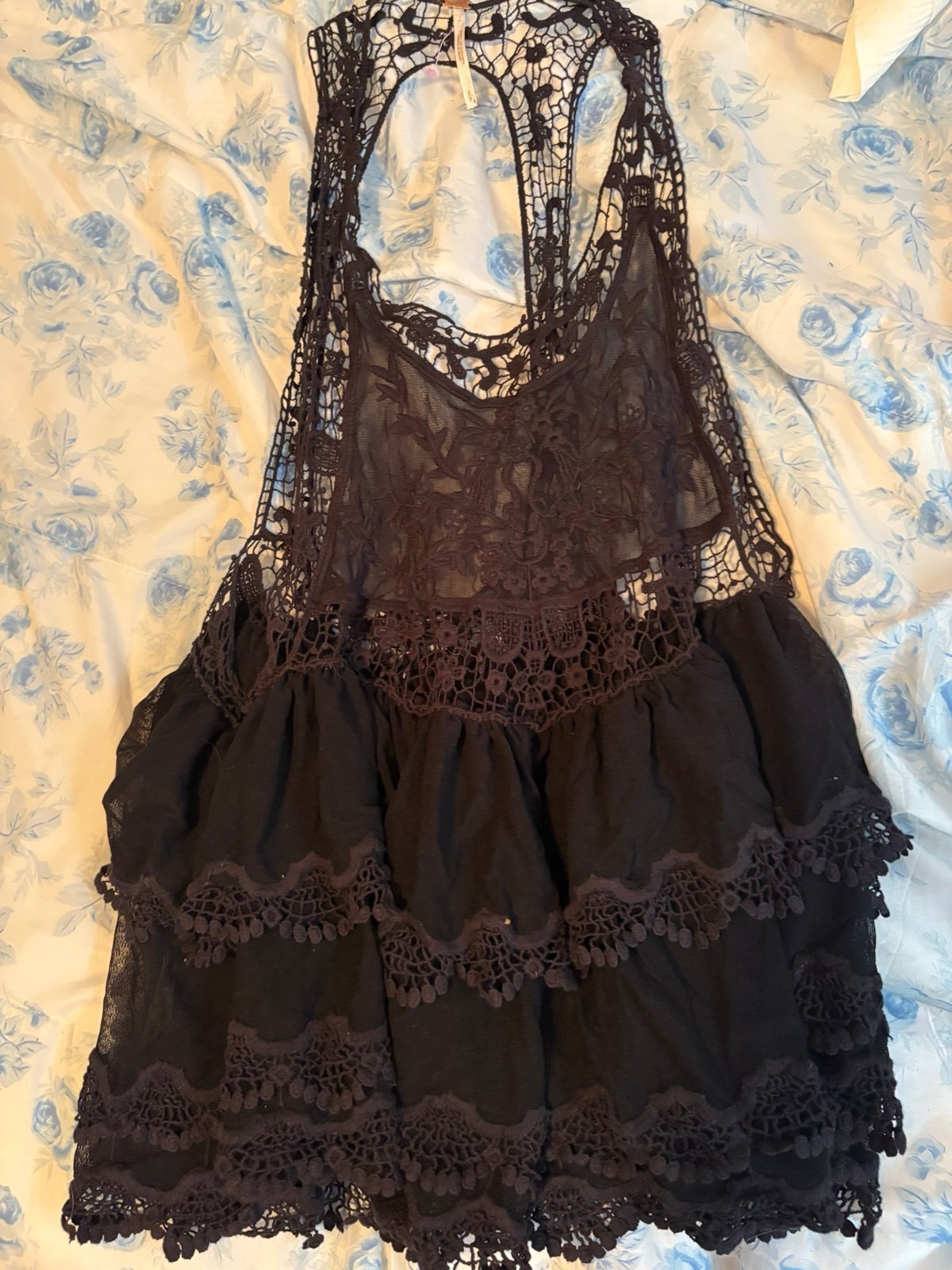 Free People embroidered mini