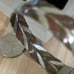 MEXICO SIGNED RC (REVERIANO & MARIA CASTILLO) RARE VINTAGE MIXED METALS BANGLE