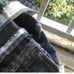 Della Upcycled Denim Jeans Weekender Bag