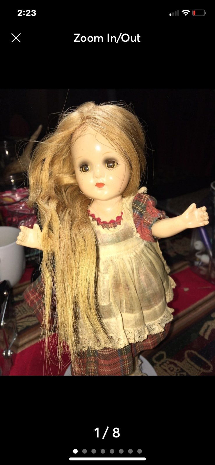 Vintage composite doll