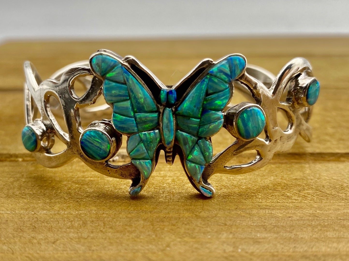 Opal Butterfly Cuff