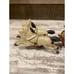 Vintage Cast Iron Horse Drawn Stage Coach Horse & Buggy with Driver 12” Long