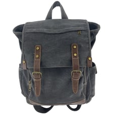 Cargoit Dark Gray Canvas Backpack Rucksack Men's Accessory Preowned