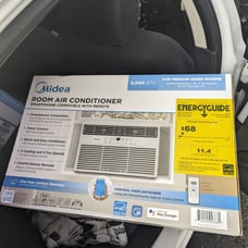 Media 8000 BTU window air conditioner Google voice activated