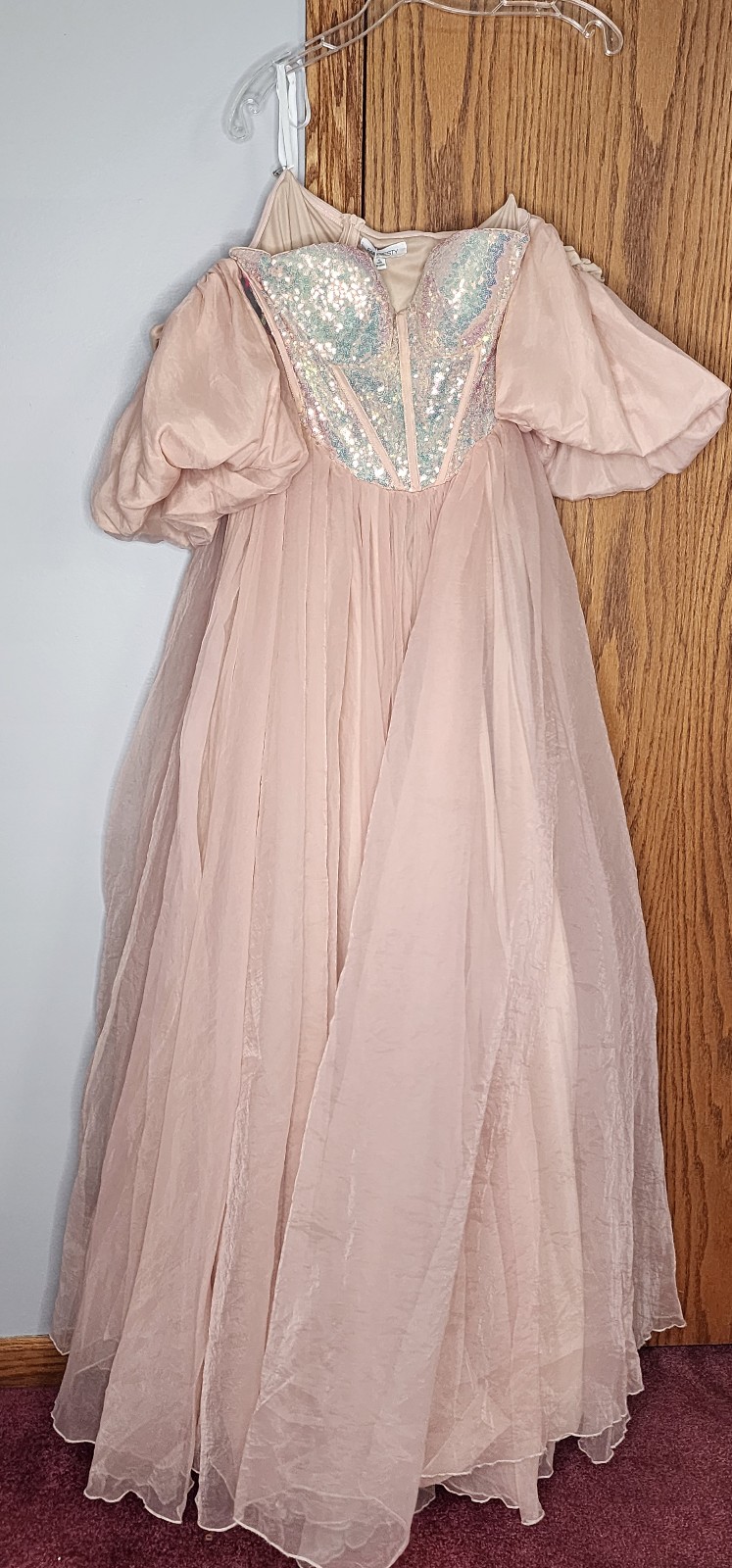 Pink ball gown XL NWT