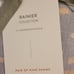 Anthropologie Rainier Percale Shams, Set of 2 - King - NEW