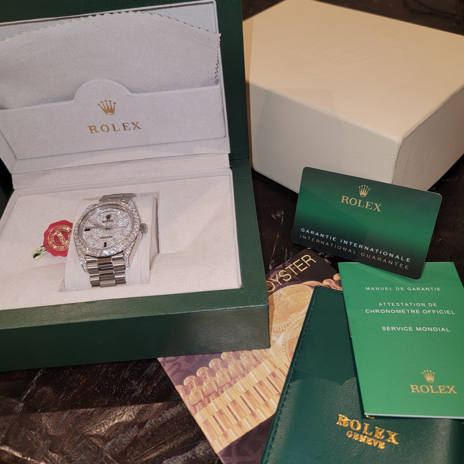 41mm Hip Hop Watch - VVS1 Moissanite Hand Set Diamond Bezel Watch