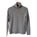 C By Bloomingdale's Cashmere Sweater Womens Top Medium Turtleneck Gray Old Money