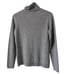 C By Bloomingdale's Cashmere Sweater Womens Top Medium Turtleneck Gray Old Money