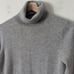 C By Bloomingdale's Cashmere Sweater Womens Top Medium Turtleneck Gray Old Money