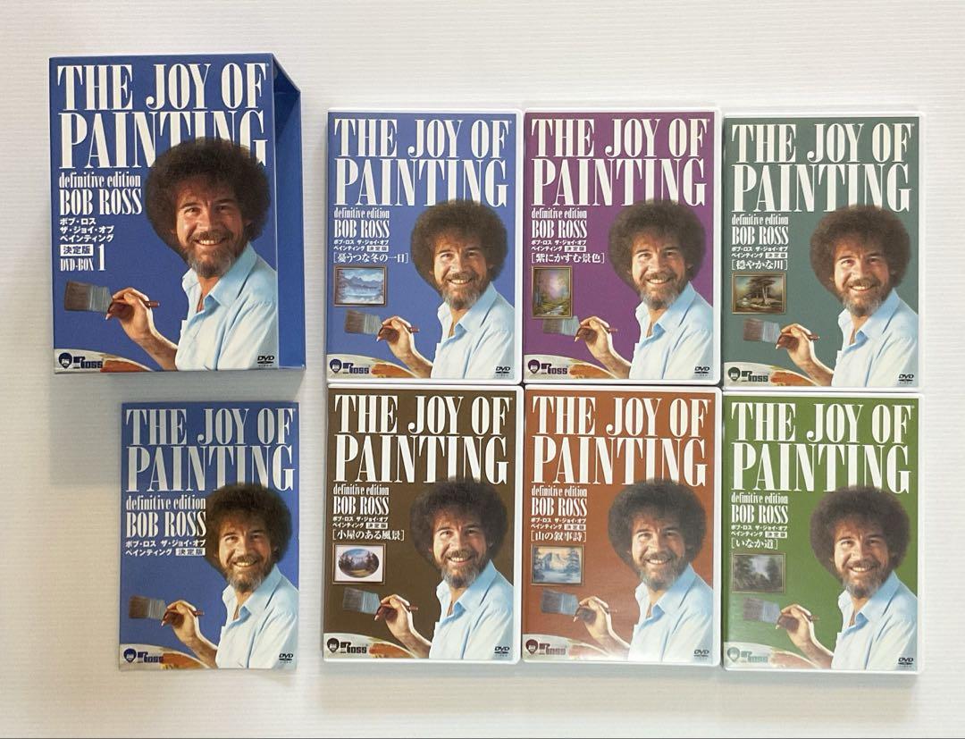 [Excellent condition] Bob Ross THE JOY OF PAINTING Definitive Edition DVD BOX 1