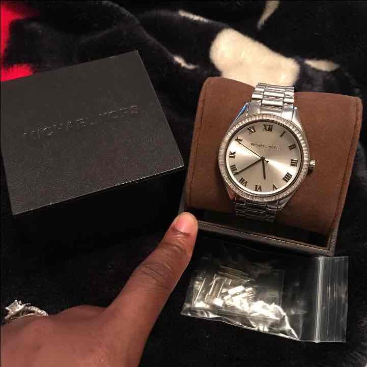 Super Cute silver Michael Kors watch