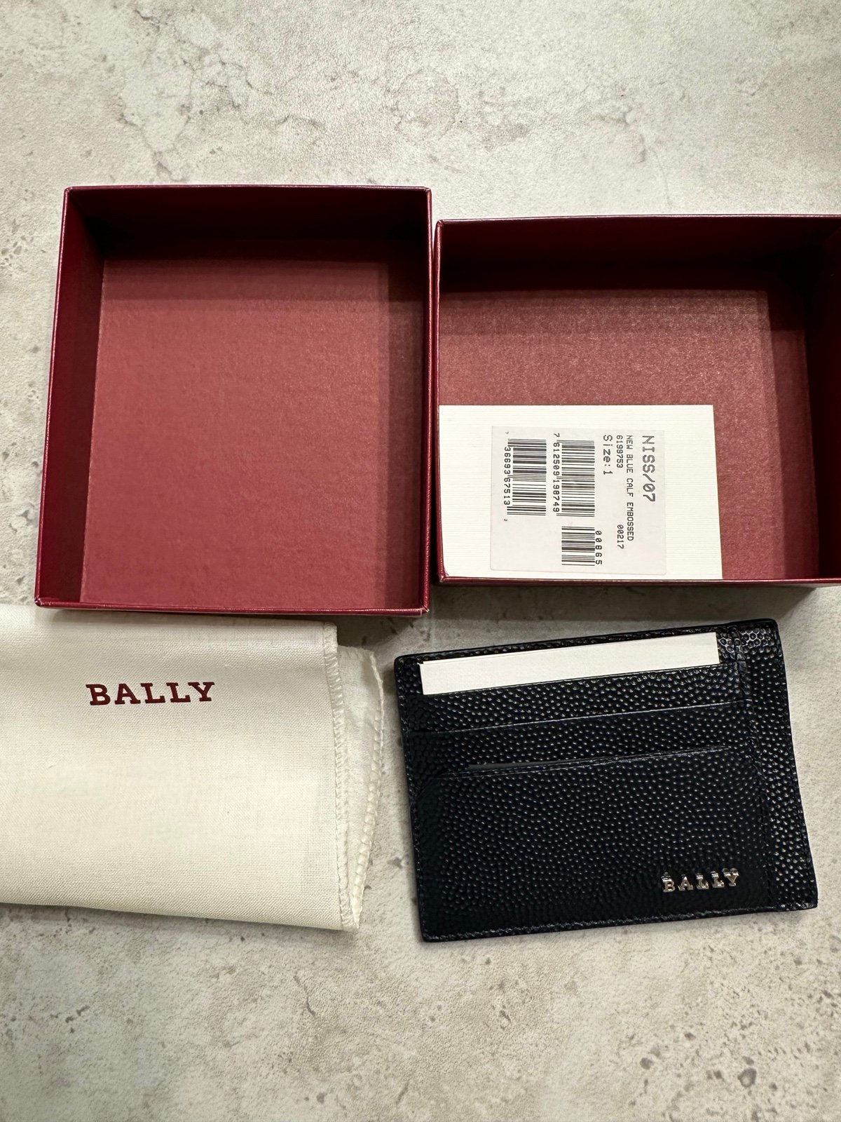 bally leather wallets for men