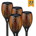 Solar LED Flame Lamp Lawn Flame Flickering Torch Light Outdoor Fire Lights Garde