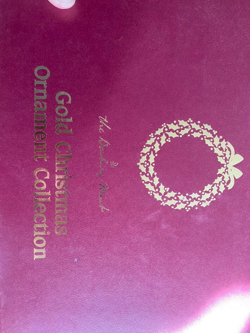Danbury Mint Gold Ornaments