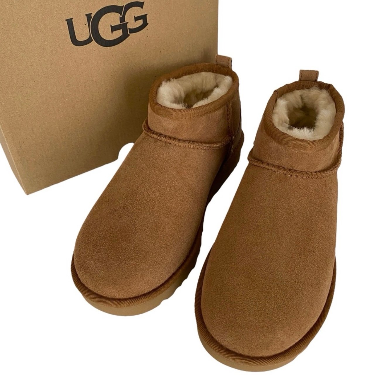 Ugg classic ultra mini chestnut size 7