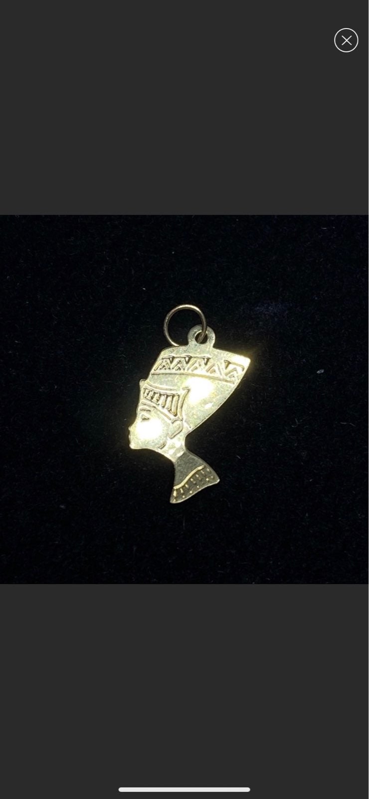 14k Yellow Gold Egyptian Pendant