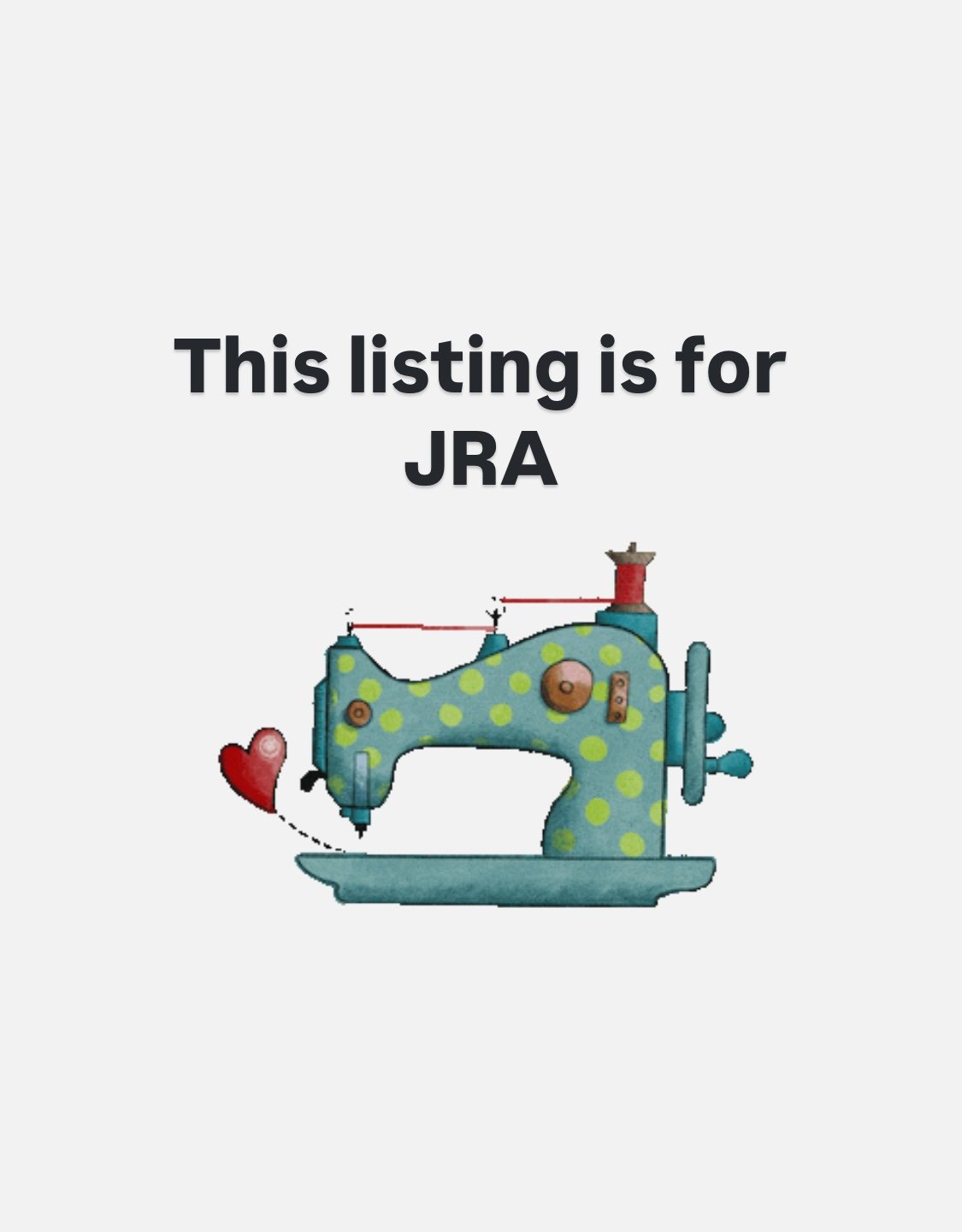 This listing is for JRA (Golf head cover Made-to-Order)