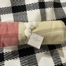 Pottery Barn McKinley Plaid Wool Throw Blanket