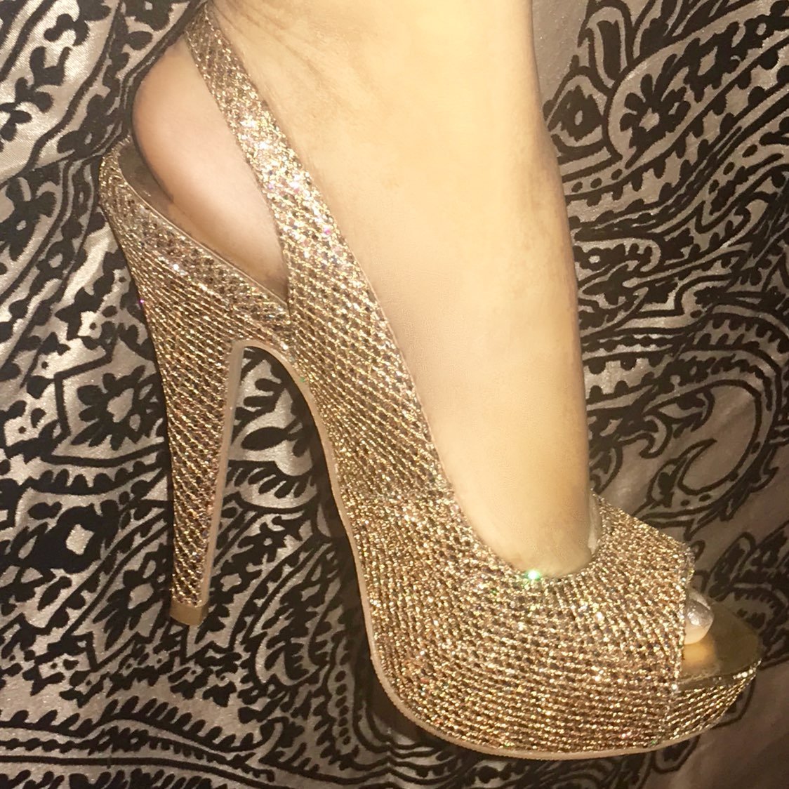 Bling Heels Madden Girl SZ 6.5