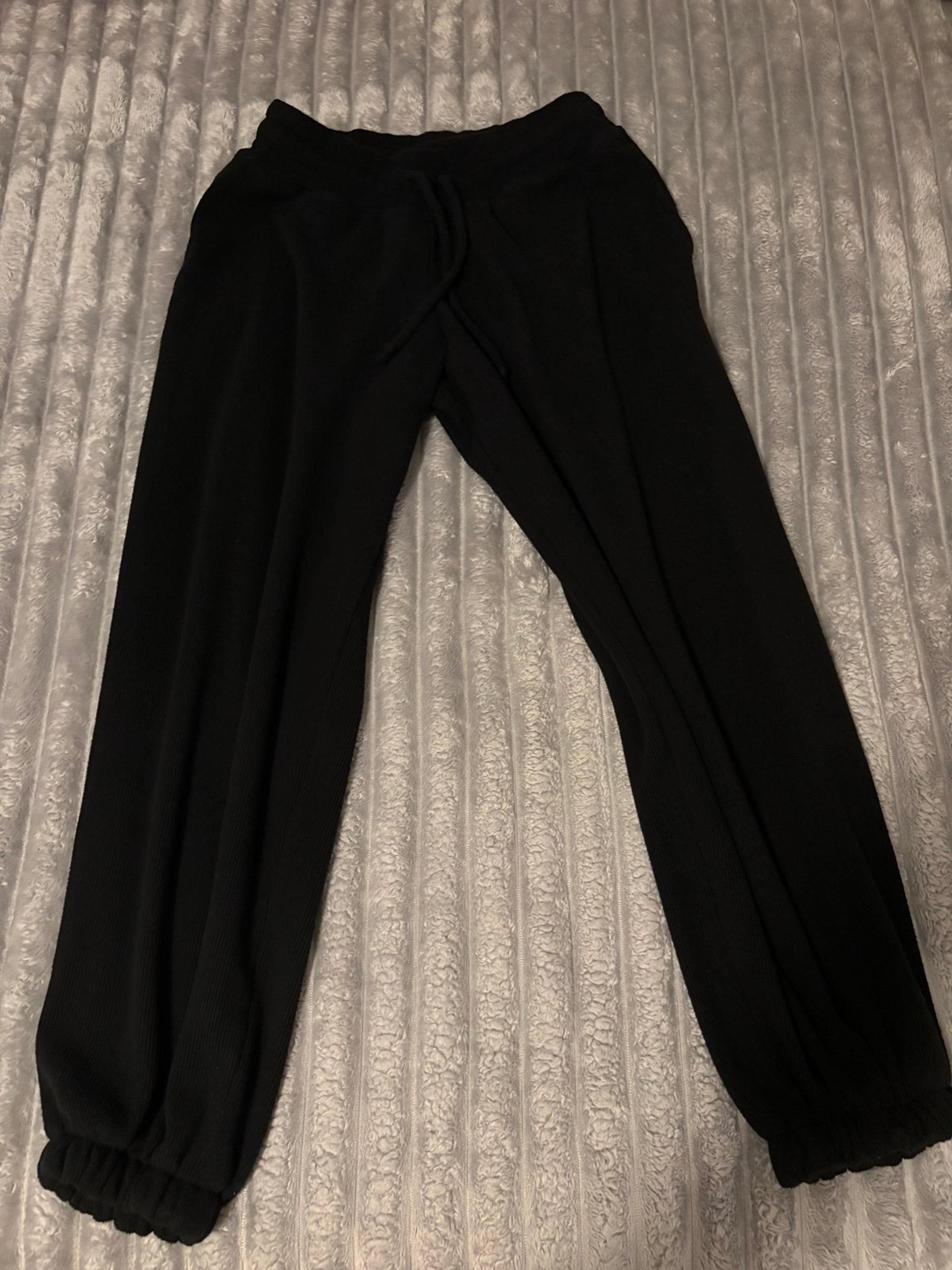 Waffle knit joggers